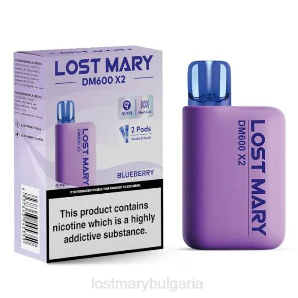 LOST MARY България - боровинка lost mary dm600 x2 вейп за еднократна употреба 4DTX189